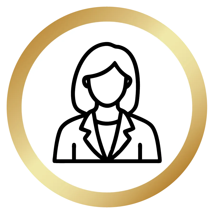 Woman Leadership Icon